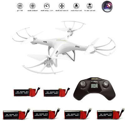 6 Batteries Cheerwing CW4 RC Quadcopter Drone 2.4Ghz Headles